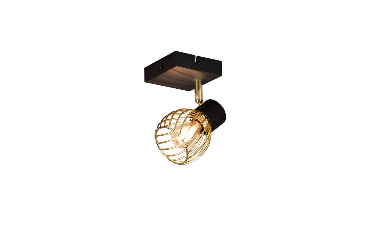 SPOTLIGHT ARDON 9/16 cm   - svart/guldfärgad, Modern, metall (9/16cm)