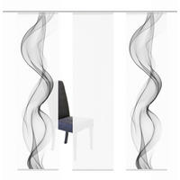 FLÄCHENVORHANG in Grau halbtransparent  - Grau, Design, Textil (3x60/245cm)