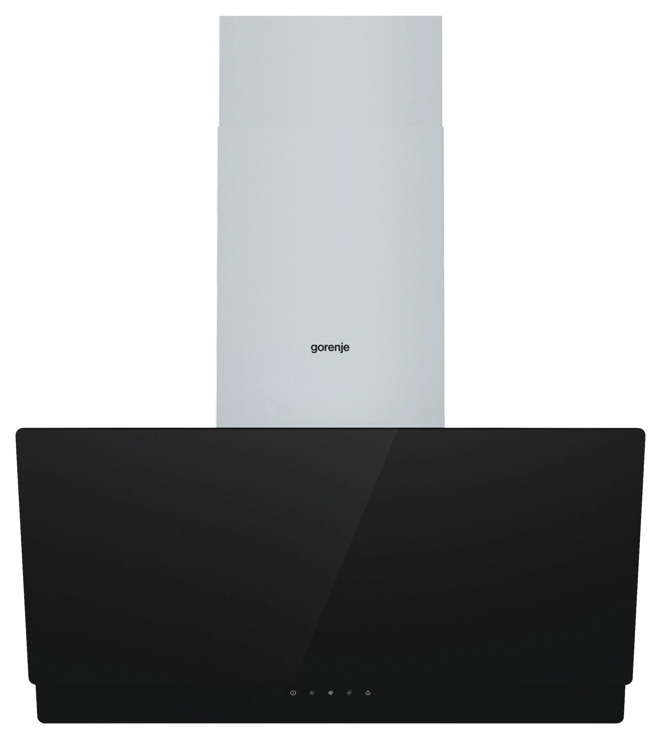 DUNSTABZUGSHAUBE WHI849EXBG  - Edelstahlfarben/Schwarz, Basics, Glas/Metall (80/38/33,5cm) - Gorenje