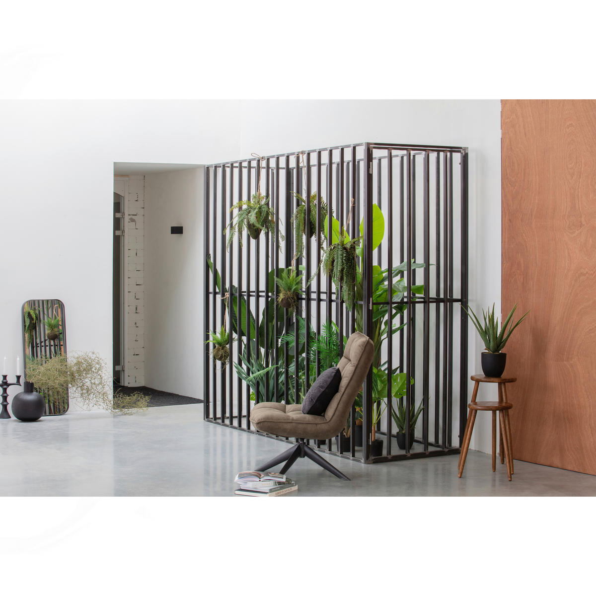 SESSEL in Lederlook Grün  - Schwarz/Grün, Design, Textil/Metall (70/97/85cm) - Livetastic