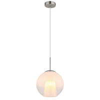 HÄNGELEUCHTE BARRY 25/120 cm  - Klar/Chromfarben, Basics, Glas/Kunststoff (25/120cm) - Globo