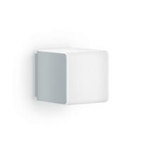 AUSSENWANDLEUCHTE Cube 11/11/13,2 cm  - Silberfarben, Trend, Kunststoff (11/11/13,2cm) - Steinel