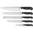 MESSERSET 5-teilig - Silberfarben/Schwarz, Basics, Kunststoff/Metall - WMF