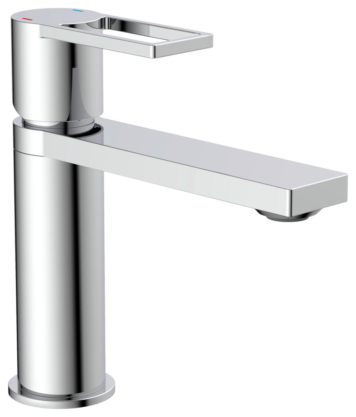 WASCHTISCHARMATUR 5/18/18 cm  - Chromfarben, Basics, Metall (5/18/18cm) - Schütte