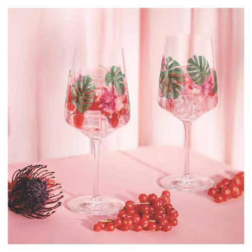 SPRITZERGLAS Sommersonett 544 ml 2-teilig  - Rosa/Grün, LIFESTYLE, Glas (544ml) - Ritzenhoff