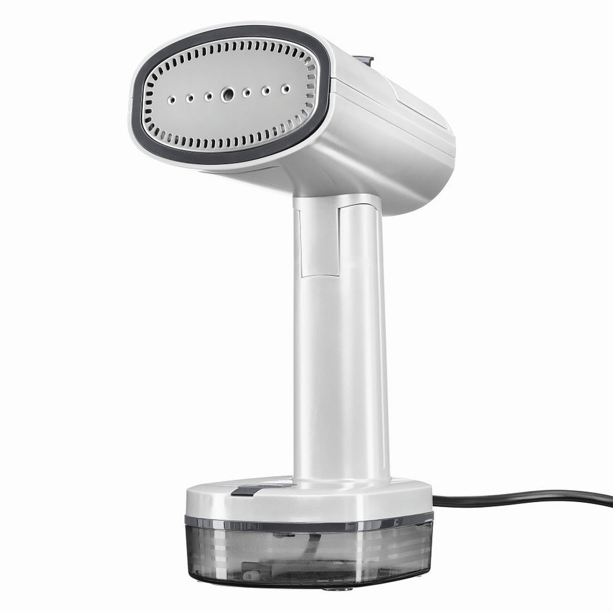DAMPFBÜRSTE CLEANmaxx  - Weiß, Basics, Kunststoff (24,5/11/14,5cm) - CLEANMAXX