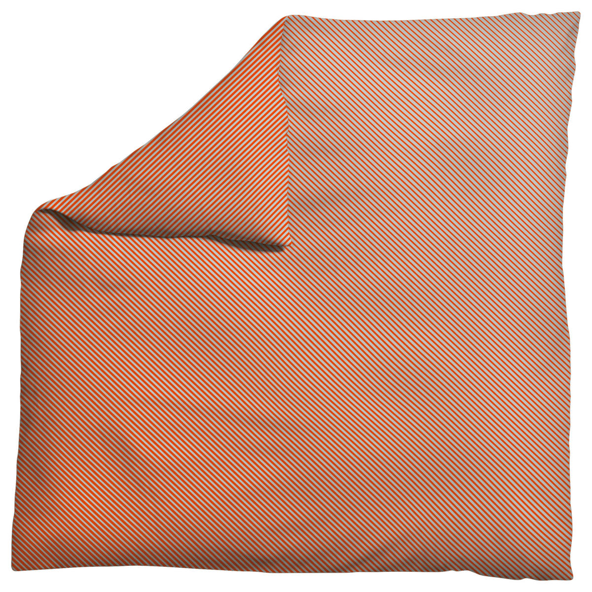 BETTDECKENBEZUG Woven Satin Fade Makosatin 200/200 cm  - Rot/Hellgrau, Basics, Textil (200/200cm) - Schlafgut