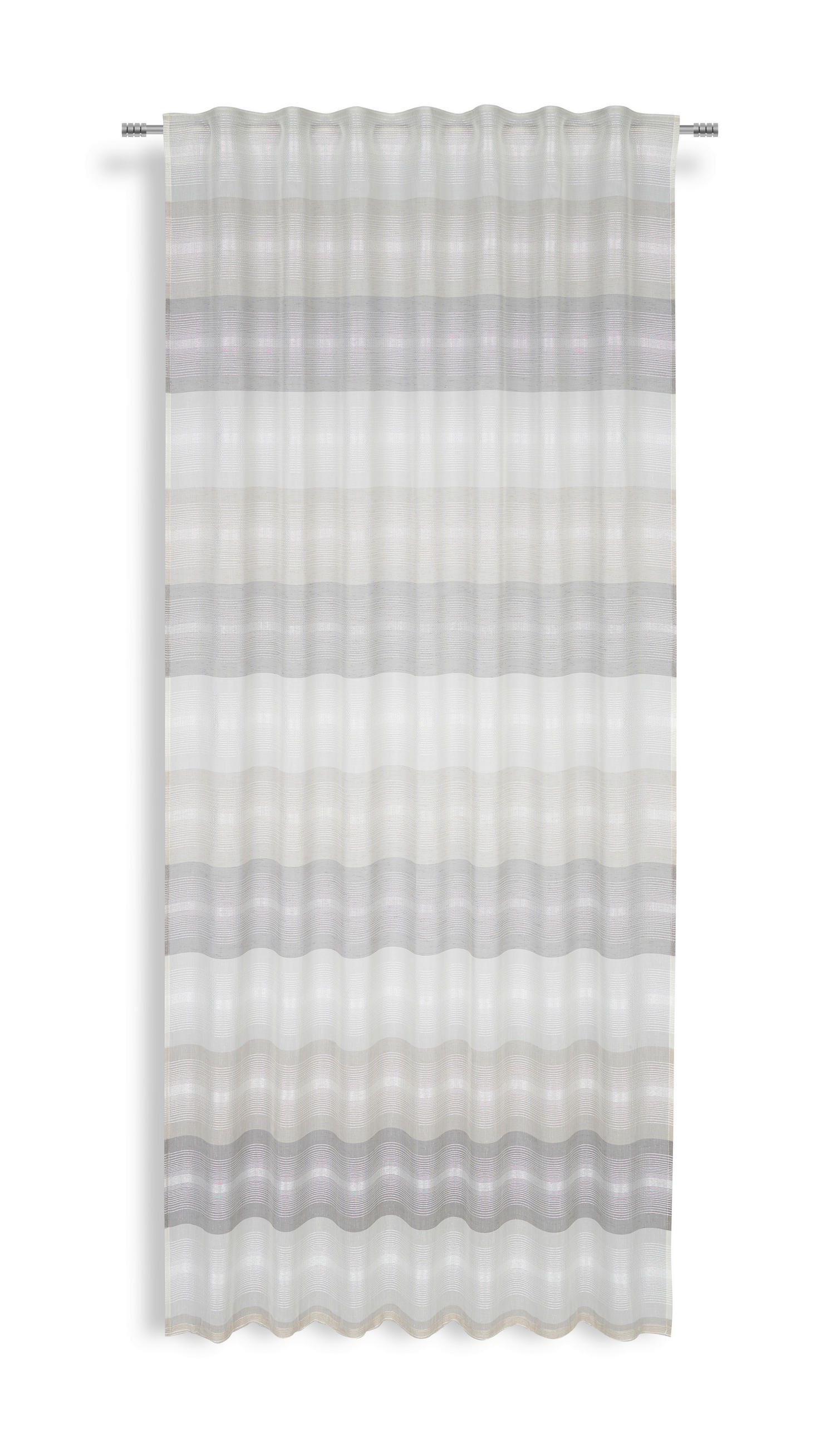 Vorhang Mit Schlaufen Und Band Hermine 140x245 Cm Taupe