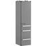 MIDISCHRANK 30/121/33 cm - Chromfarben/Grau, KONVENTIONELL, Glas/Holzwerkstoff (30/121/33cm) - Sadena MIDISCHRANK 30/121/33 cm - Chromfarben/Grau, KONVENTIONELL, Glas/Holzwerkstoff (30/121/33cm) - Sadena