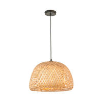 HÄNGELEUCHTE 42/154 cm  - Goldfarben/Naturfarben, Natur, Holz (42/154cm) - ENDON