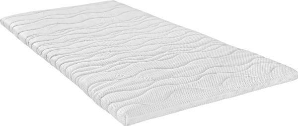 BÄDDMADRASS 90/200 cm  höjd ca 4 cm  - vit, Basics, textil (90/200cm) - Best Price