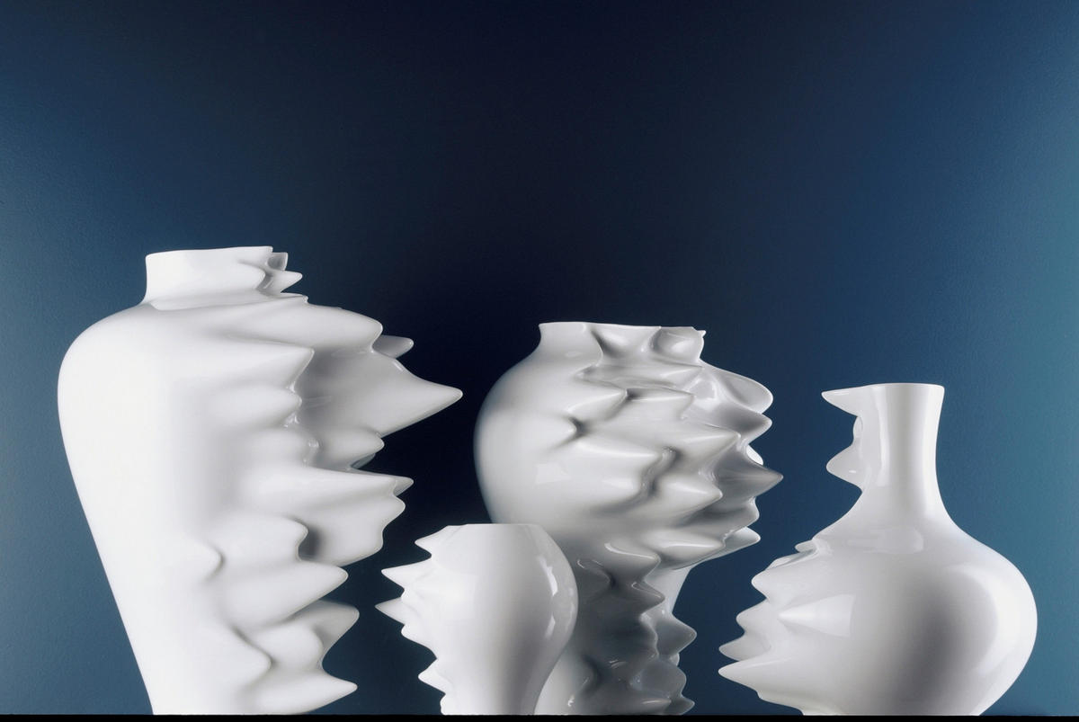 VAZA   25,7/25,7/17,6 cm   keramika  - bela, Konvencionalno, keramika (25,7/25,7/17,6cm) - Rosenthal