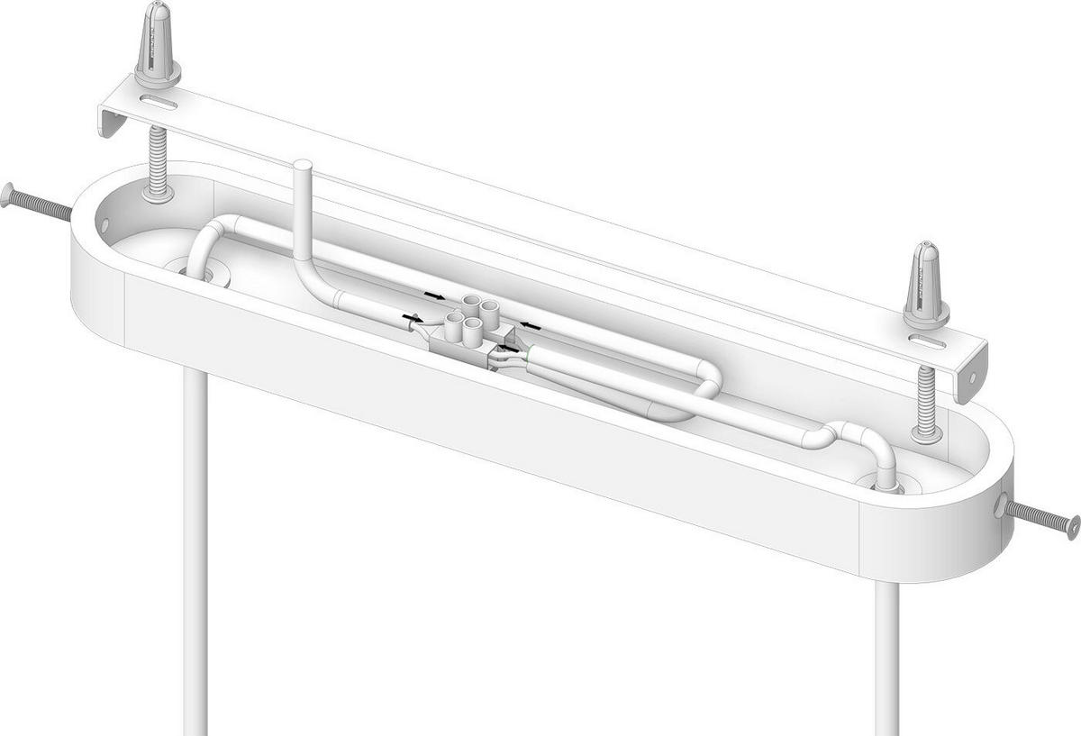 HÄNGELEUCHTE 52/140 cm  - Eschefarben/Weiß, Natur, Holz (52/140cm)