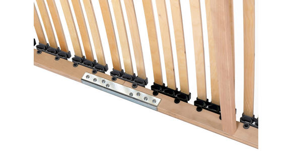 LATTENROST 90/200 cm  - Naturfarben/Grau, Basics, Holz (90/200cm) - Xora