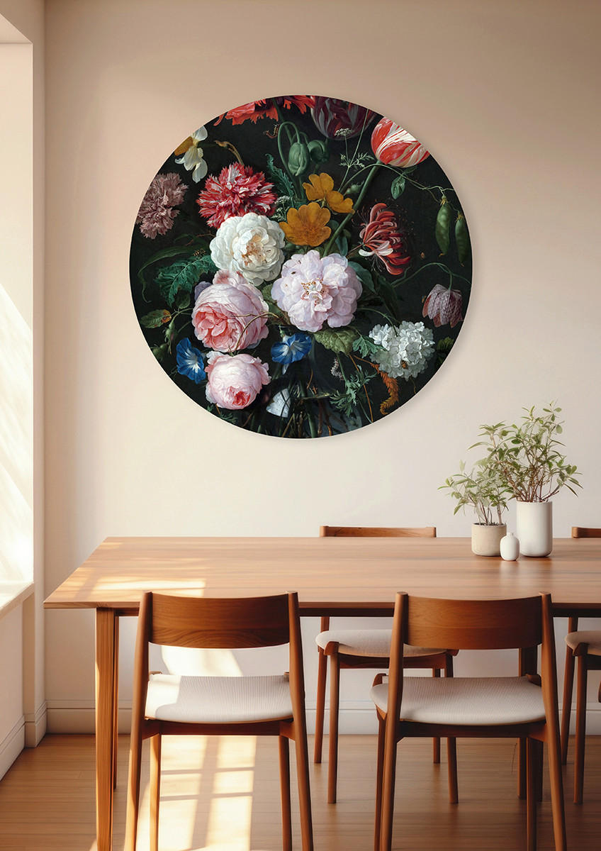 METALLBILD Stillleben, Blumen  - Multicolor, Basics, Metall (120/0,3cm)