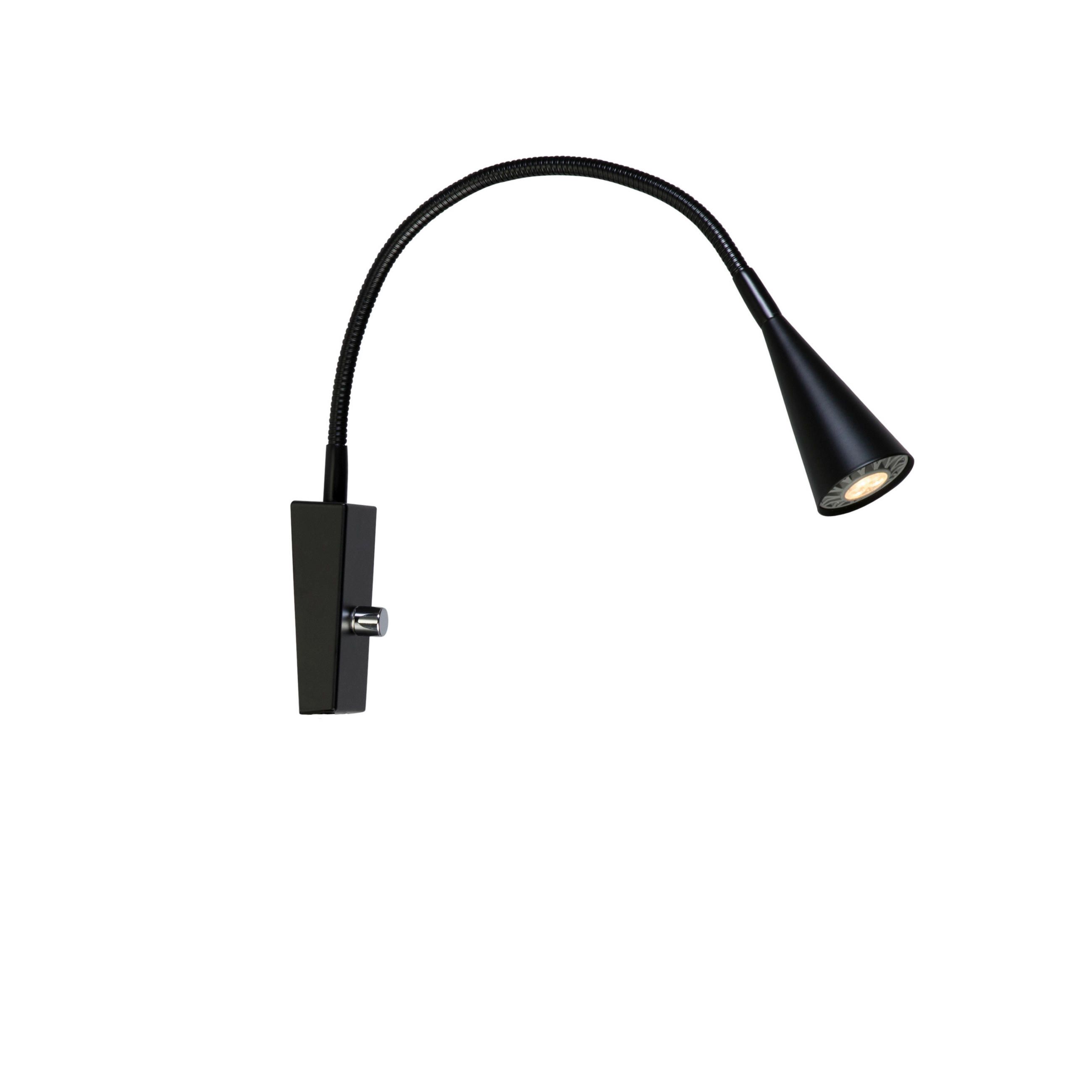 VÄGGLAMPA Ledro 5,5/26,4/34 cm   - svart, Design, metall (5,5/26,4/34cm) - Belid