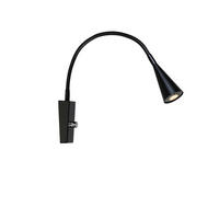VÄGGLAMPA Ledro 5,5/26,4/34 cm   - svart, Design, metall (5,5/26,4/34cm) - Belid