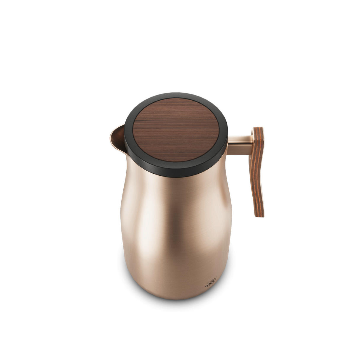 ISOLIERKANNE STUDIO ALLURE 1 L  - Champagner, Design, Holz/Metall (1l) - Alfi