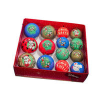 CHRISTBAUMKUGEL-SET 14-teilig Mickey & Minnie  - Multicolor, Trend, Kunststoff - Disney