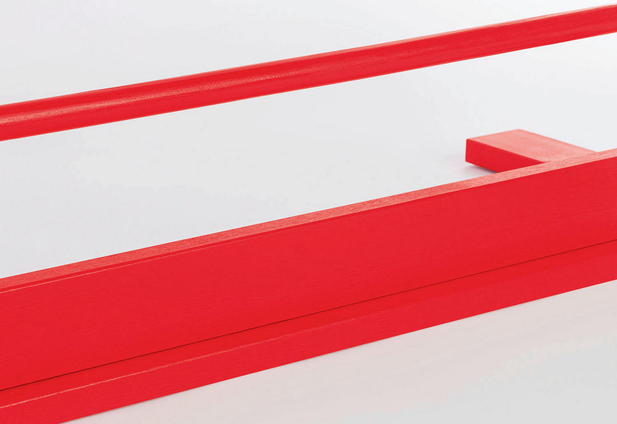 HINDERNISPARCOUR HOPPE Rot  - Rot, Basics, Holz (92/67/50cm) - Pinolino