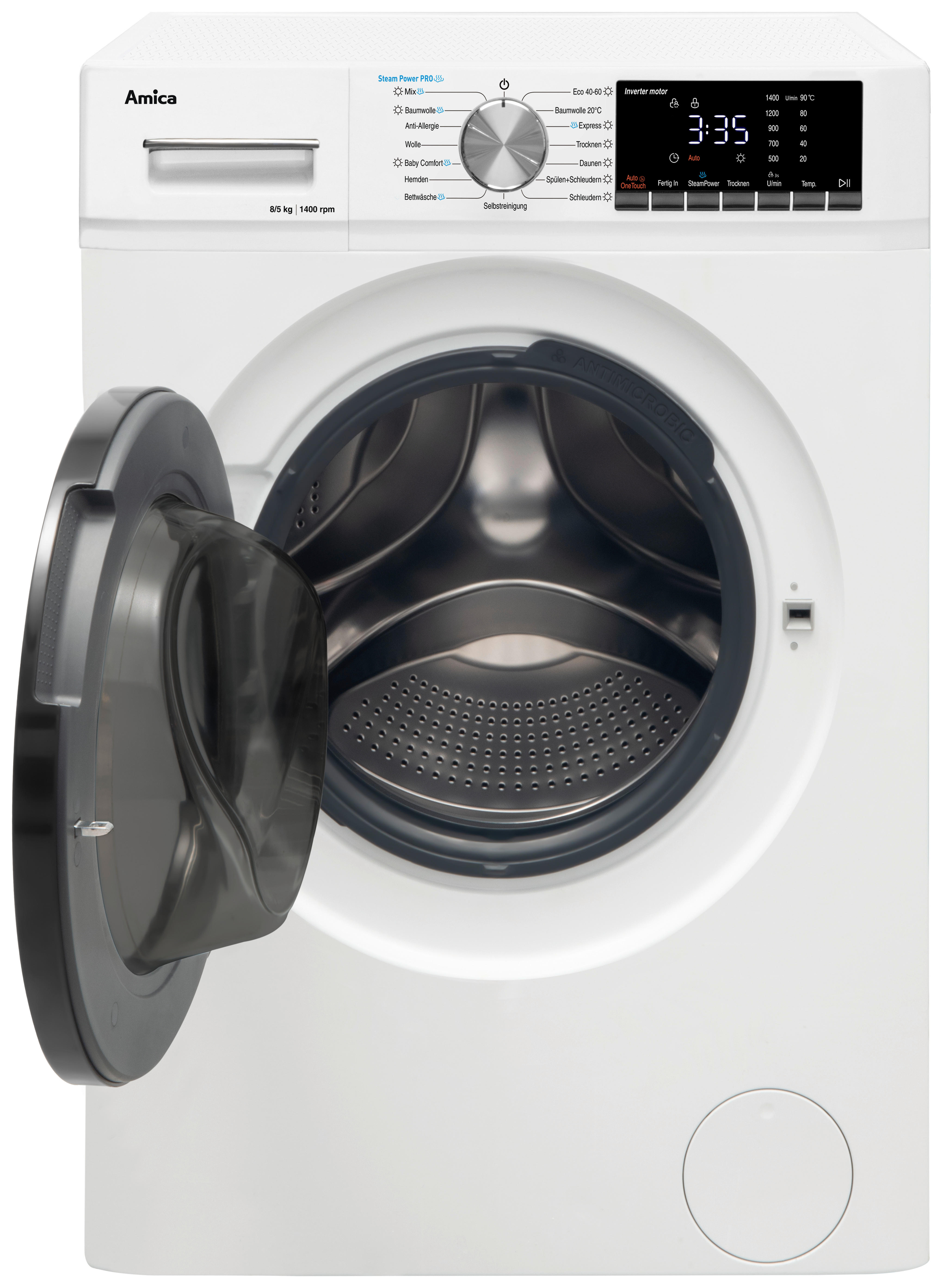 WASCHTROCKNER WAT 404 600  - Weiß, Basics, Kunststoff/Metall (60,0/84,7/45,7cm) - Amica