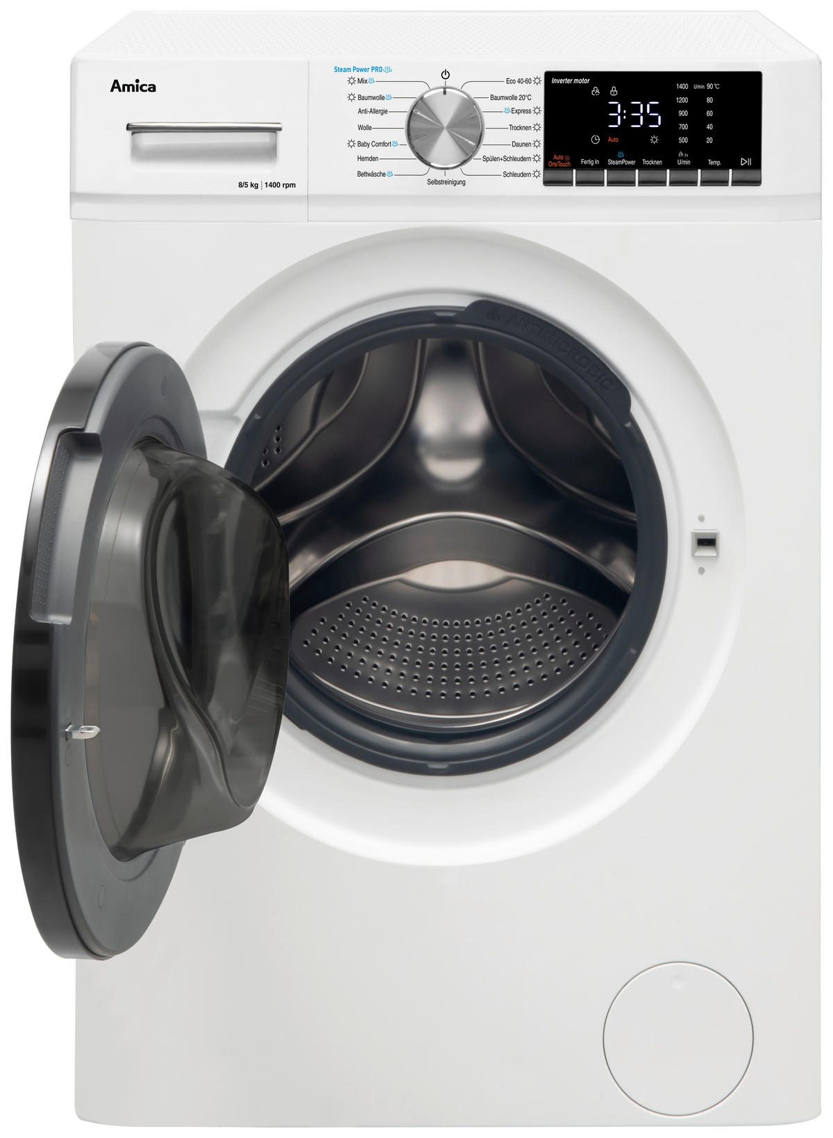 WASCHTROCKNER WAT 404 600  - Weiß, Basics, Kunststoff/Metall (60,0/84,7/45,7cm) - Amica
