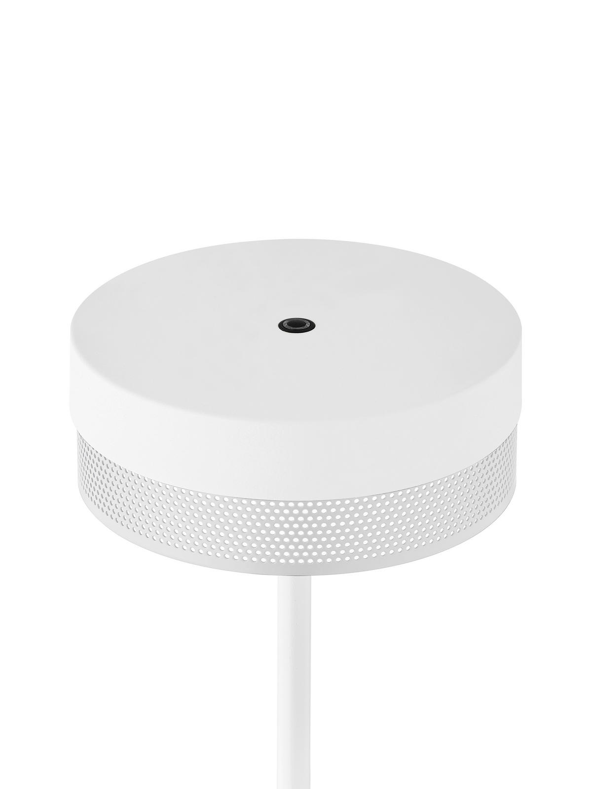 AKKU-STEHLEUCHTE 16/120 cm Minimalistisch  - Weiß, KONVENTIONELL, Metall (16/120cm) - Hell