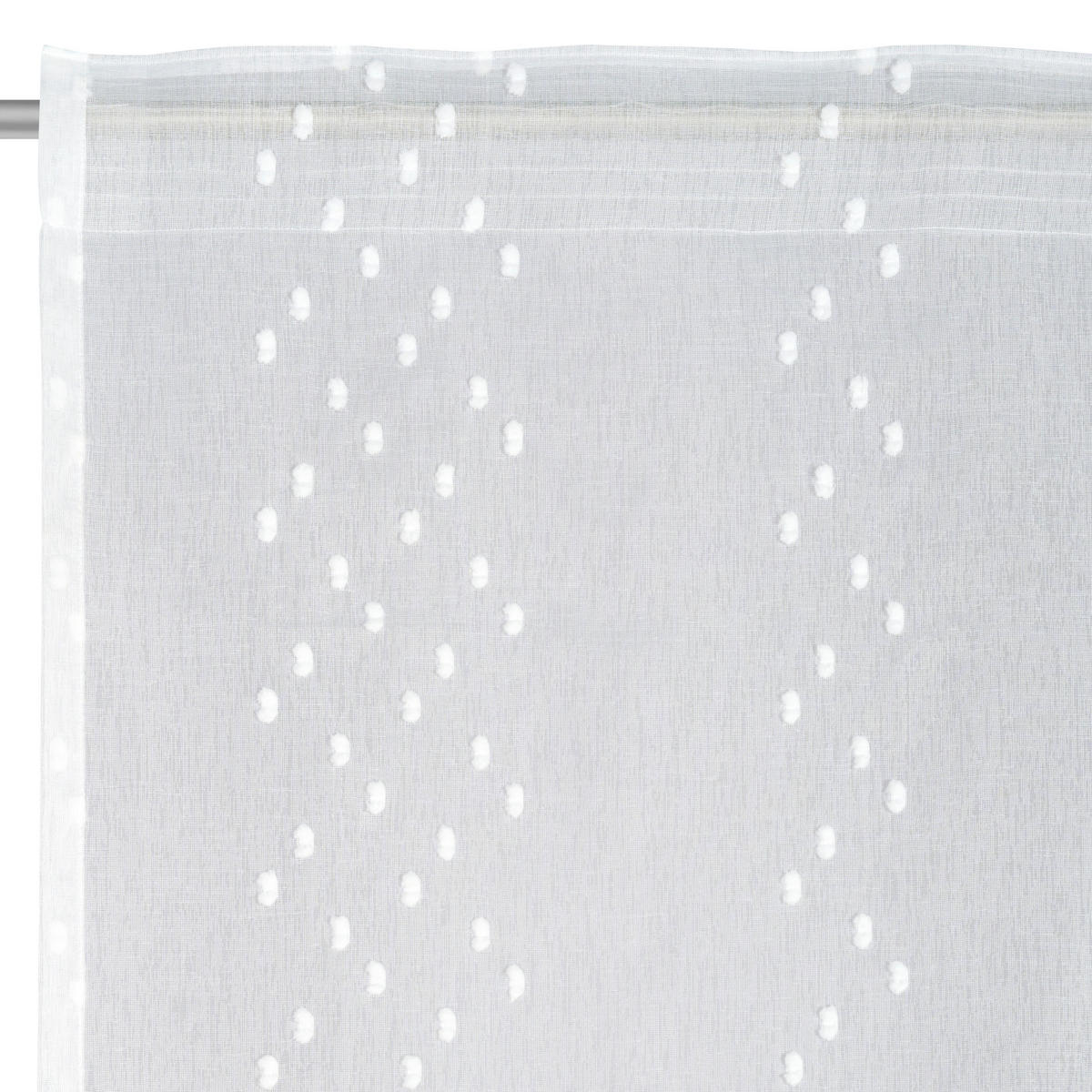 HOTOVÝ ZÁVĚS, poloprůhledné, 140/245 cm - bílá, Design, textil (140/245cm) - Esposa