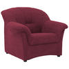 SESSEL Mikrofaser Beere    - Beere/Schwarz, KONVENTIONELL, Kunststoff/Textil (99/84/82cm) - MID.YOU