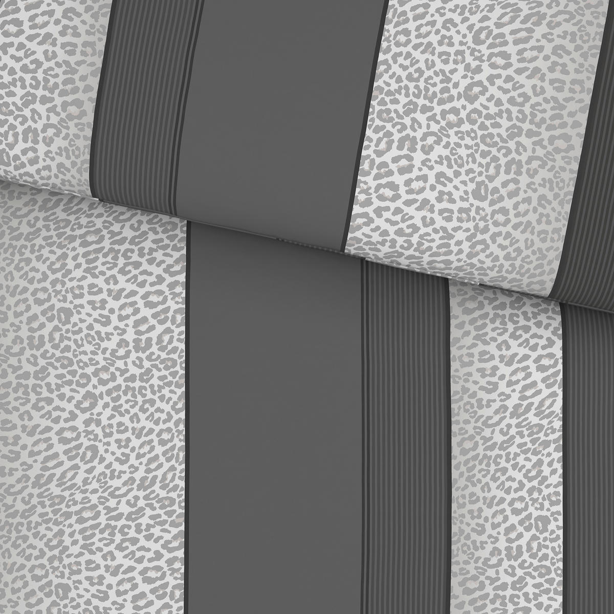 BETTWÄSCHE Flanell 155/220 cm  - Anthrazit, Textil (155/220cm) - Dieter Knoll
