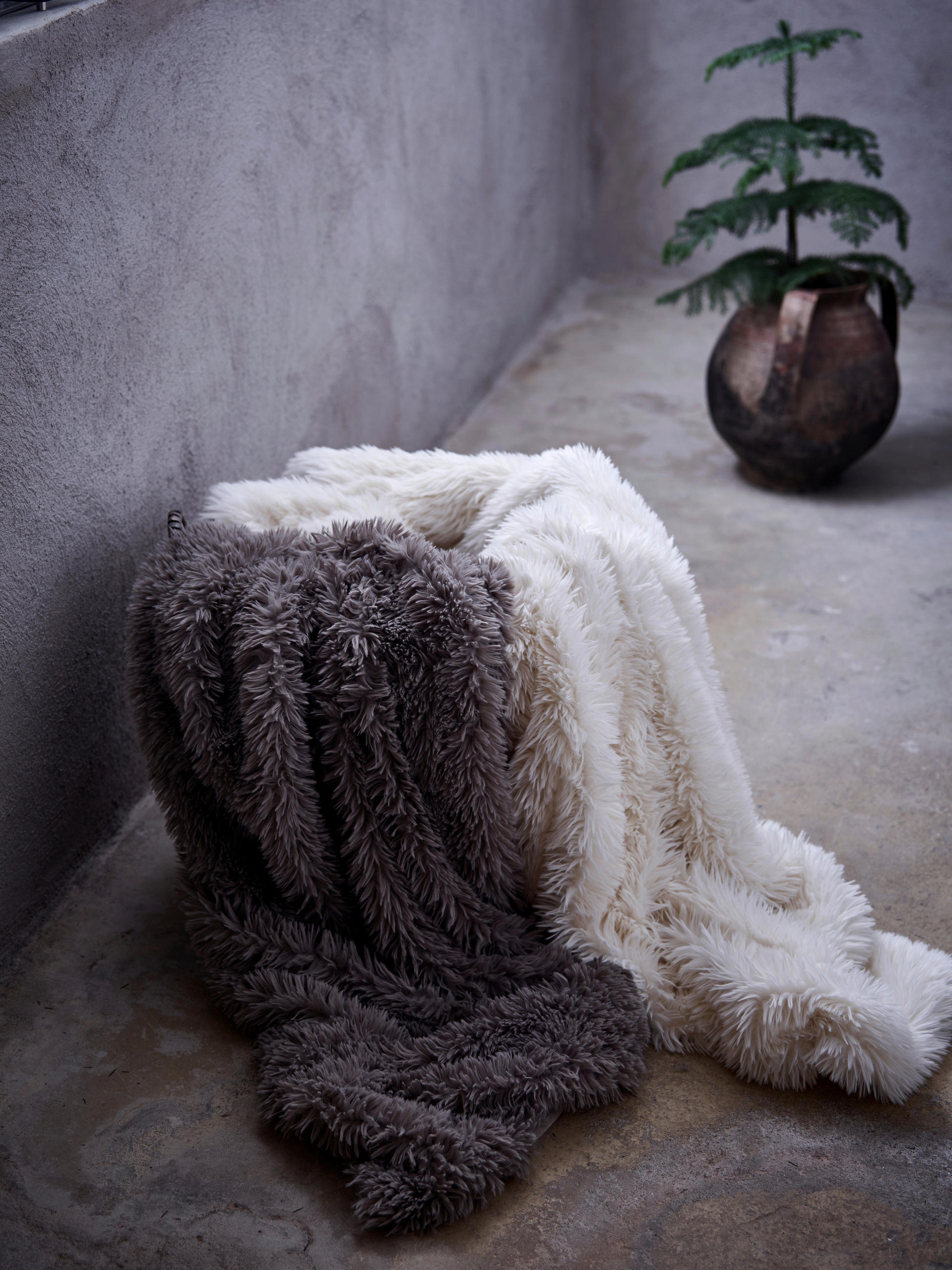 FILT 130/170 cm  - greige, Design, textil (130/170cm)