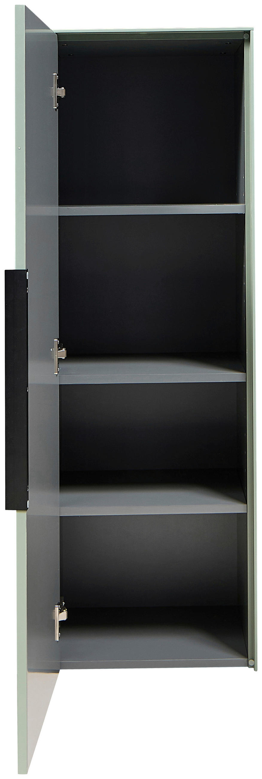 MIDISCHRANK 38/115/30 cm  - Schwarz/Grün, Design, Holzwerkstoff/Kunststoff (38/115/30cm) - home24