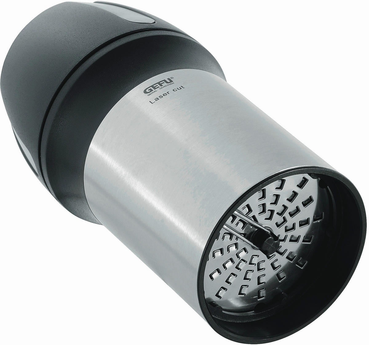 STRGALNIK ZA SIR PARMIGIANO          16,1 cm           - barve nerjavečega jekla/črna, Basics, kovina/umetna masa (16,1cm) - Gefu