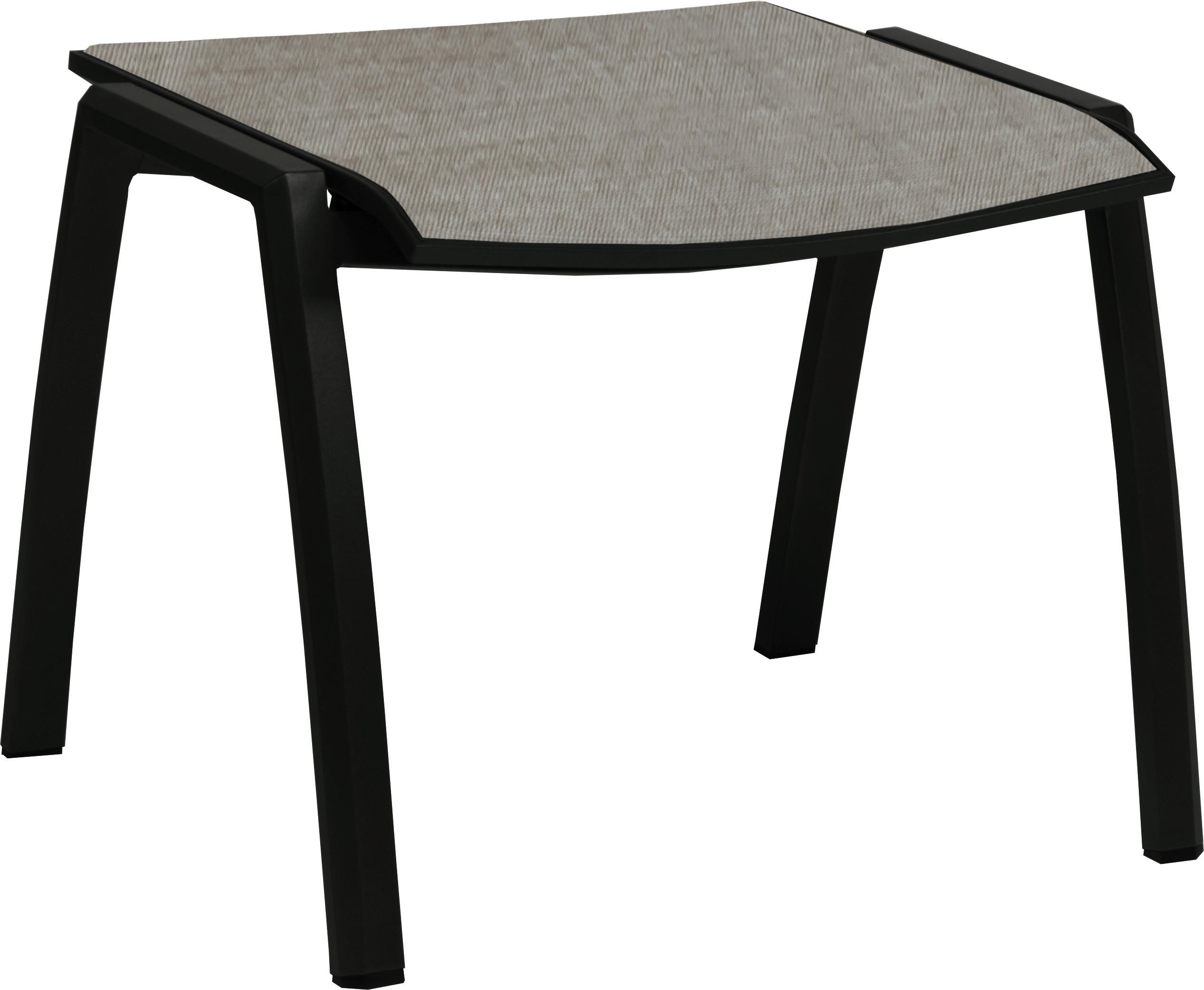 GARTENHOCKER in  - Schwarz/Grau, Design, Textil/Metall (58/44/49cm) - Stern