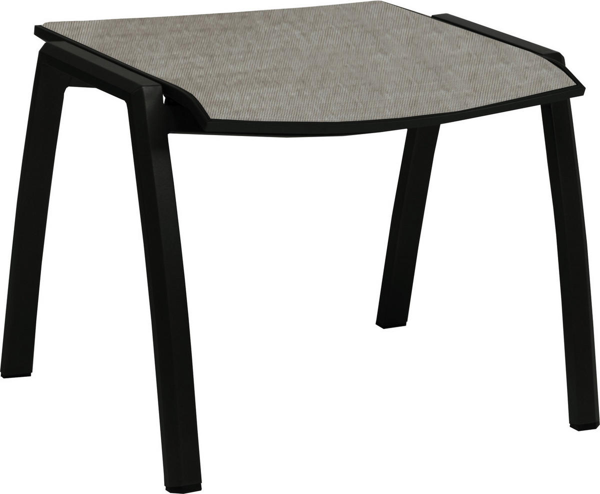 GARTENHOCKER in  - Schwarz/Grau, Design, Textil/Metall (58/44/49cm) - Stern