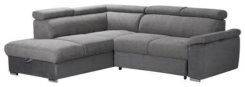 SJEDEĆA GARNITURA drvo, tekstil  siva   - siva, Moderno, drvo/tekstil (205/242cm) - Hom`in