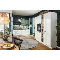 INBYGGNADSKÖK   - vit/grön, Design, trämaterial - Celina