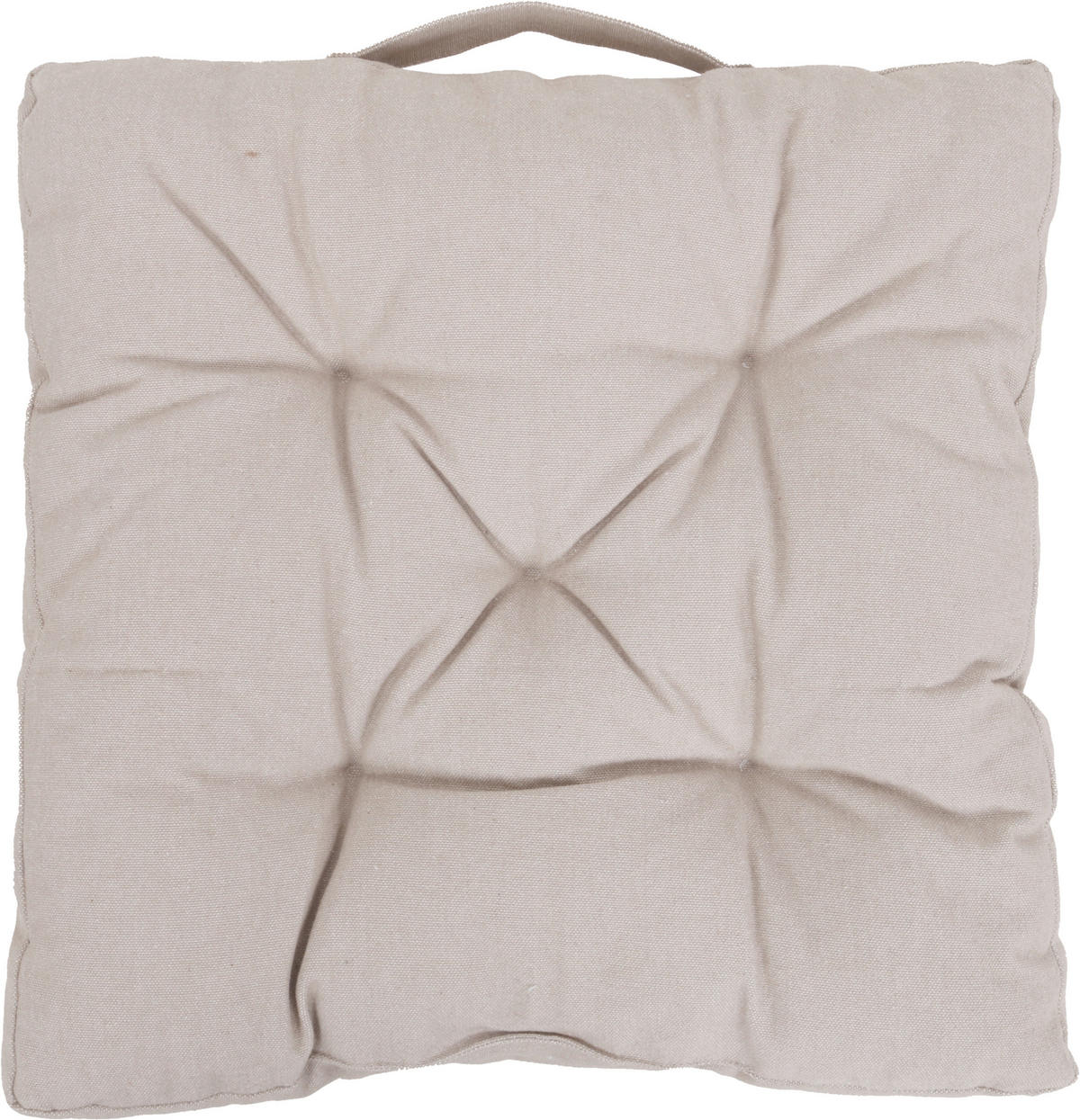 BOXKISSEN  40/40 cm   - Beige, Konventionell, Textil (40/40cm) - Esposa