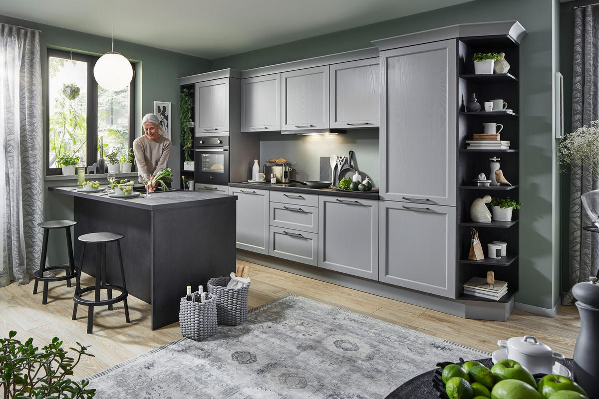 EINBAUKÜCHE BRISTOL SELECTION  - LIFESTYLE, Holzwerkstoff - Moderano