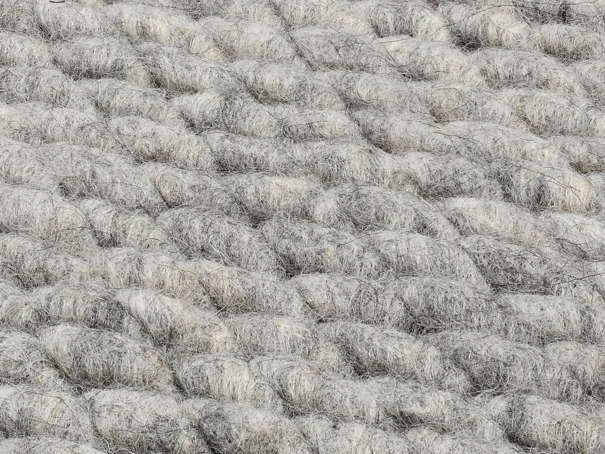 HANDWEBTEPPICH 240/340 cm Grau  - Grau, Basics, Textil (240/340cm) - Linea Natura