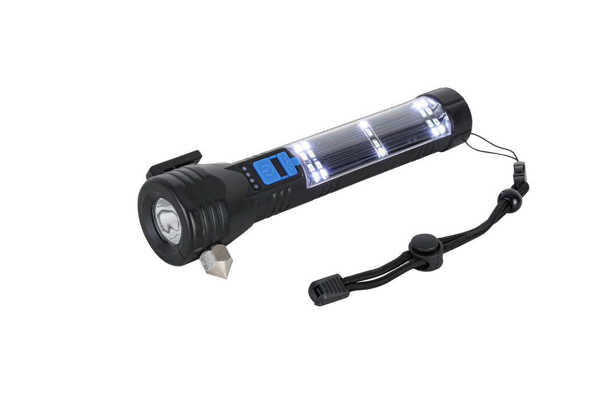 ELEMLÁMPA - fekete/áttetsző, Basics, műanyag/fém (20/3,2/4,5cm) - Boxxx