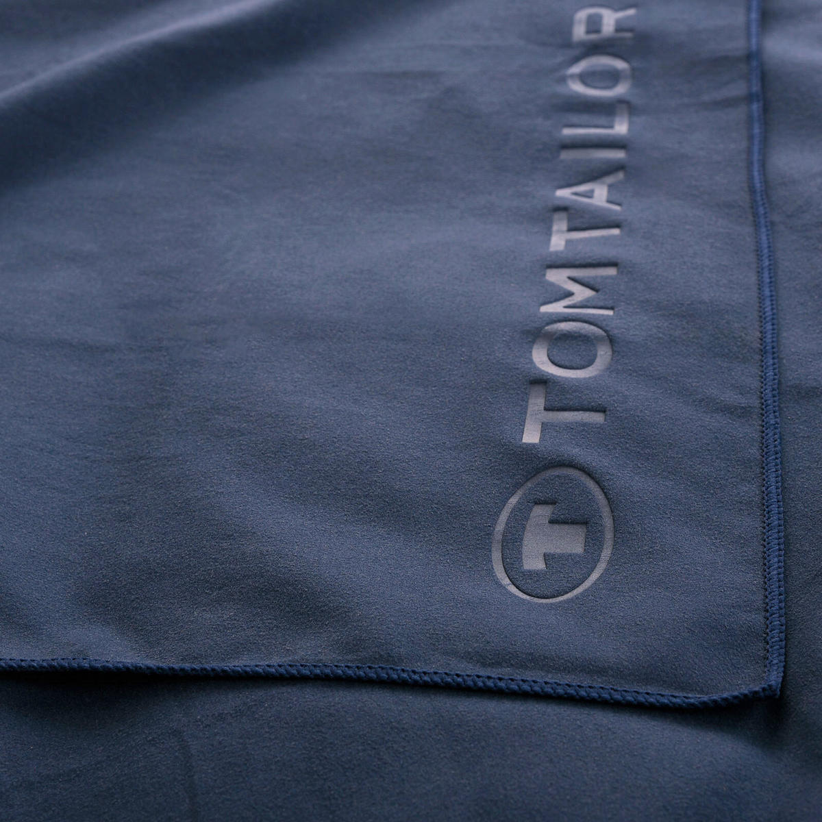 SPORTHANDTUCH Dunkelblau  - Dunkelblau, Basics, Textil (50/100cm) - Tom Tailor