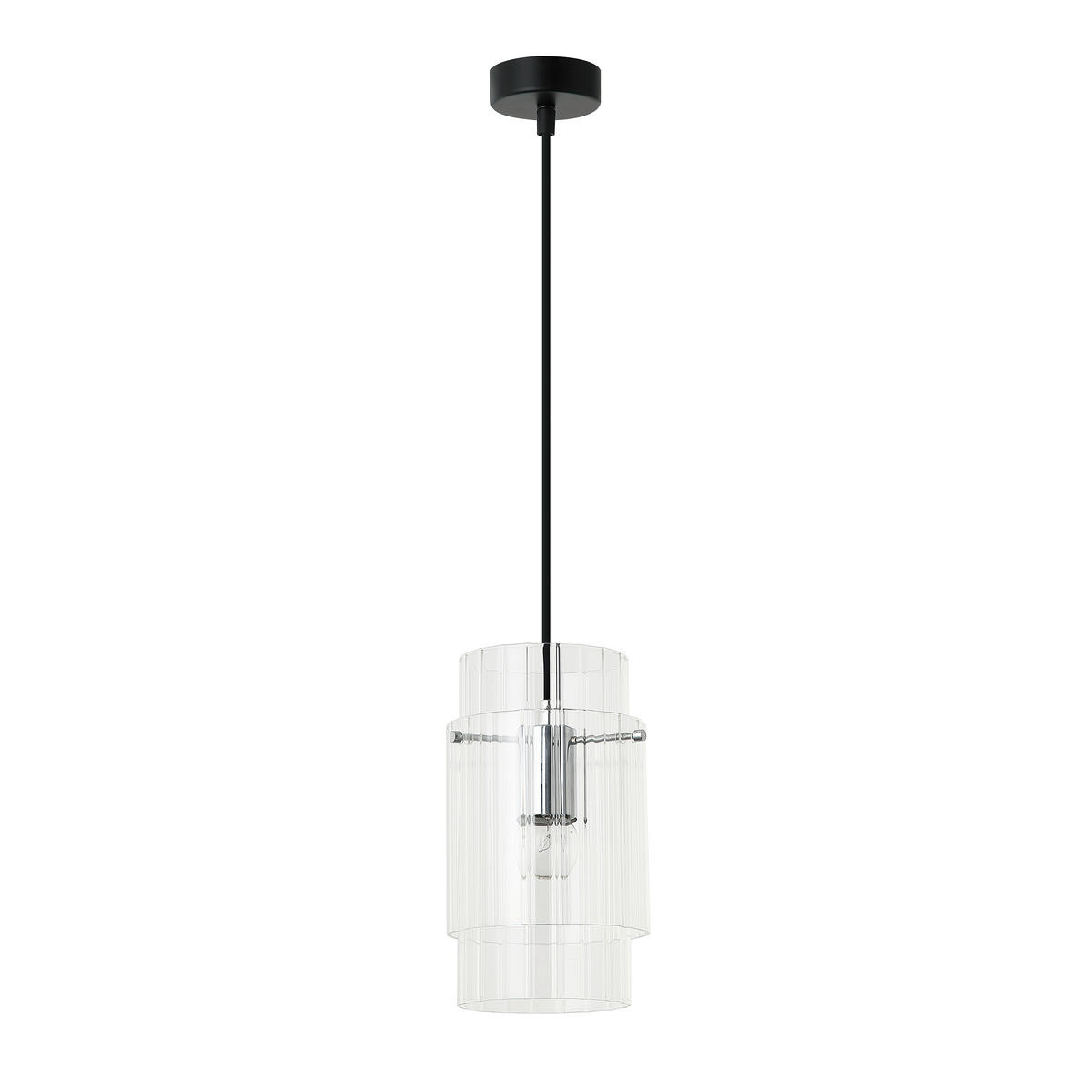 HÄNGELEUCHTE 14/120 cm    - Transparent, Basics, Glas (14/120cm)
