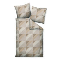 POVLEČENÍ, makosatén, hnědá, šedohnědá, 240/220 cm - hnědá/šedohnědá, Design, textil (240/220cm)