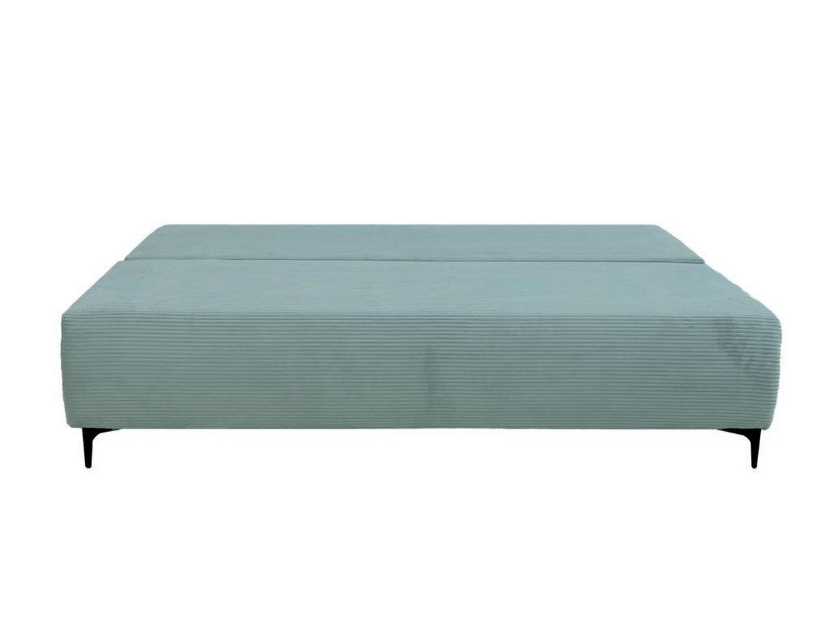 SOFA LEŽAJ mintzelena  - mintzelena/crna, Dizajnerski, tekstil (195/94/90cm) - Ti'me