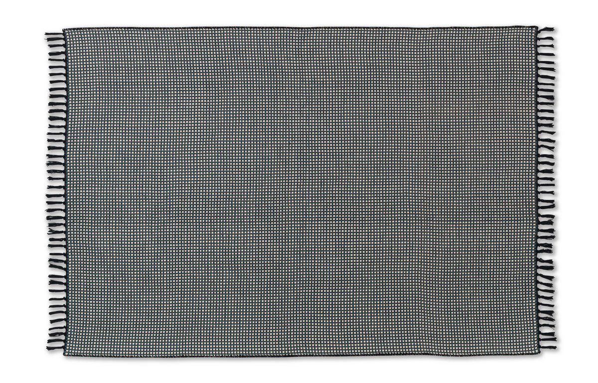 WEBTEPPICH 80/150 cm Cottage Schwarz  - Schwarz, Design, Textil (80/150cm) - Schöner Wohnen