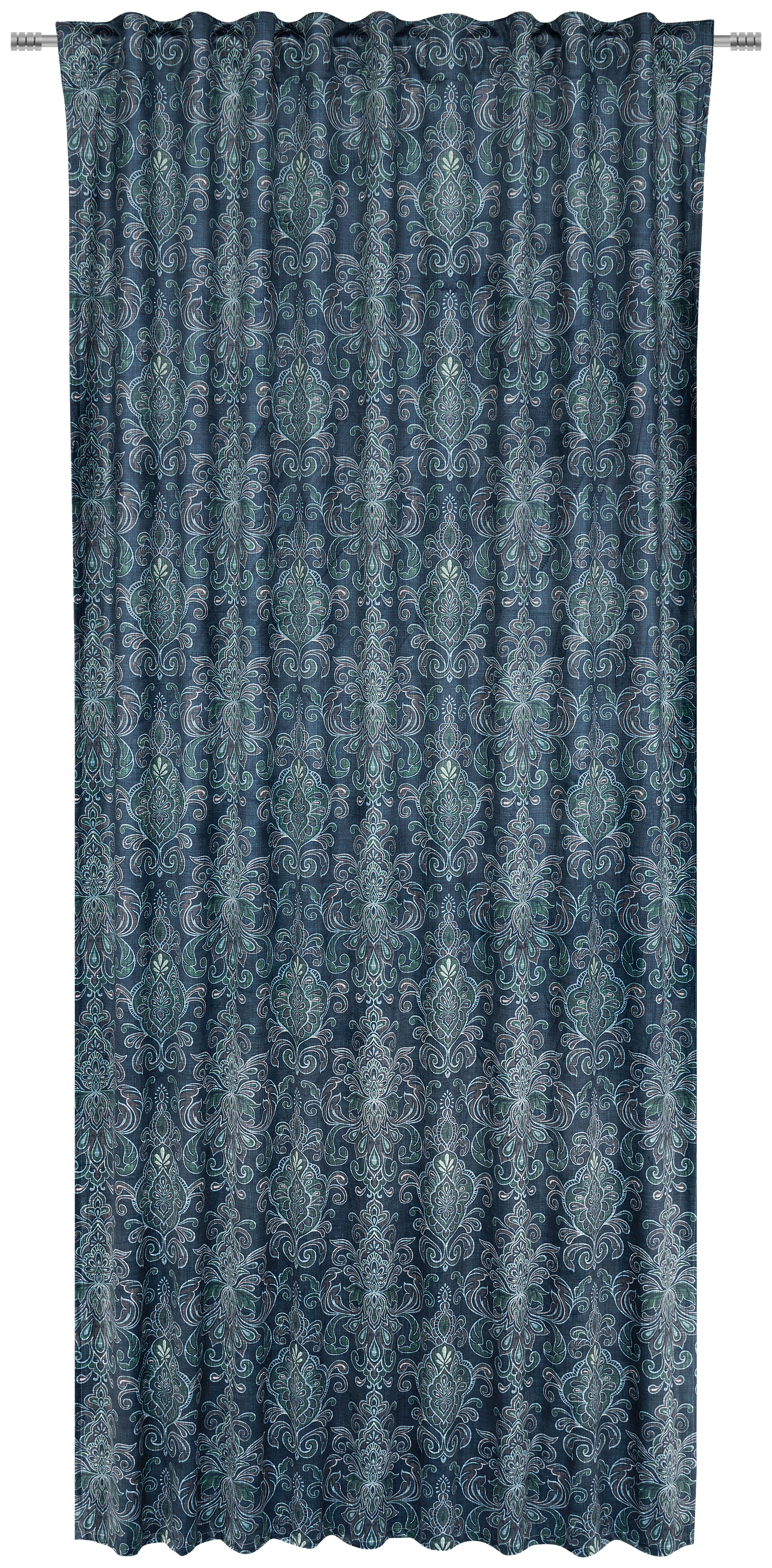 FERTIGVORHANG ANDRIA Verdunkelung 135/245 cm   - Dunkelgrün, Design, Textil (135/245cm) - Esposa