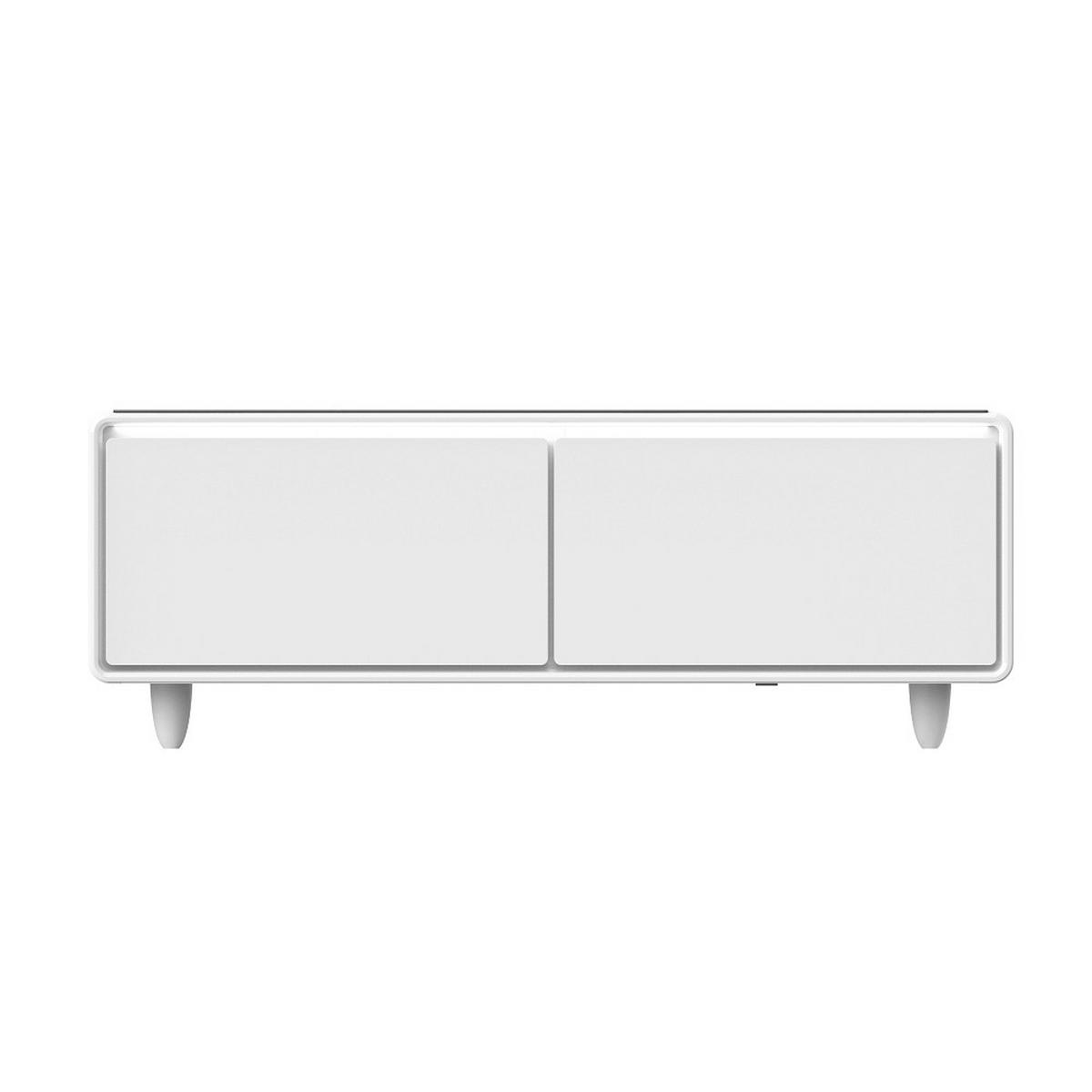GETRÄNKEKÜHLSCHRANK 130,5/46/70 cm  - Weiß, Basics, Glas/Kunststoff (130,5/46/70cm) - CASO Design