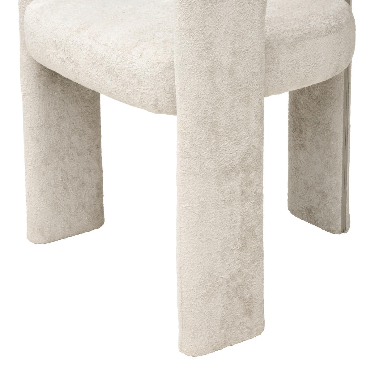 ARMLEHNSTUHL   Chenille  Grau  - Grau, MODERN, Textil/Metall (57/81,5/58cm) - MID.YOU