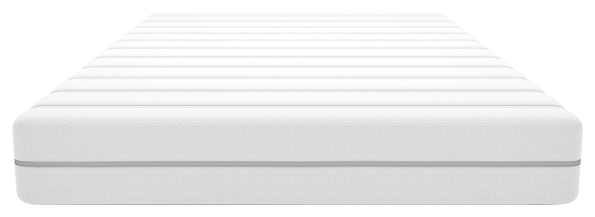 LEŽIŠČE Z ŽEPKASTIM VZMETENJE Star H4 100/220 cm  - bela, Basics, tekstil (100/220cm) - Livetastic